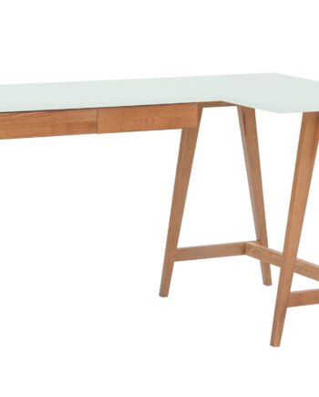 Luka Hjørneskrivebord   135cm     85cm Fleeting Mint Eg Højre Side