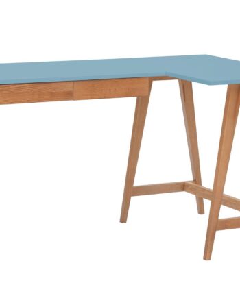 Luka Hjørneskrivebord   135cm     85cm Gentle Blue Oak Højre Side