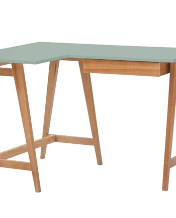 Luka Hjørneskrivebord B115cm   D85cm Salviegrøn Oak Venstre Side