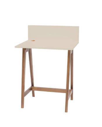 Luka Skrivebord 65x50cm Eg Brun Beige
