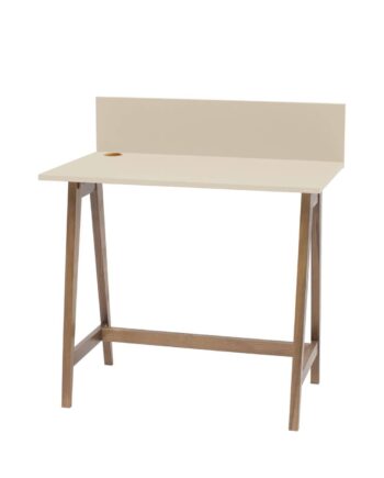 Luka Skrivebord 85x50cm Eg Brun Beige