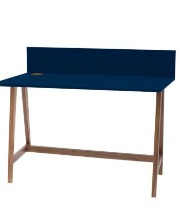 Luka Skrivebord 110x50cm Eg   Marineblå