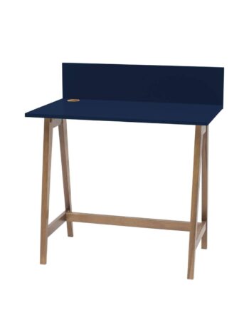 Luka Skrivebord 85x50cm Eg   Marineblå