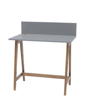 Luka Skrivebord 85x50cm Eg   Mørkegrå
