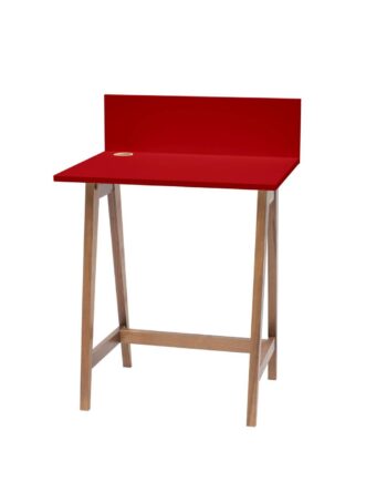 Luka Skrivebord 65x50cm Eg   Rød