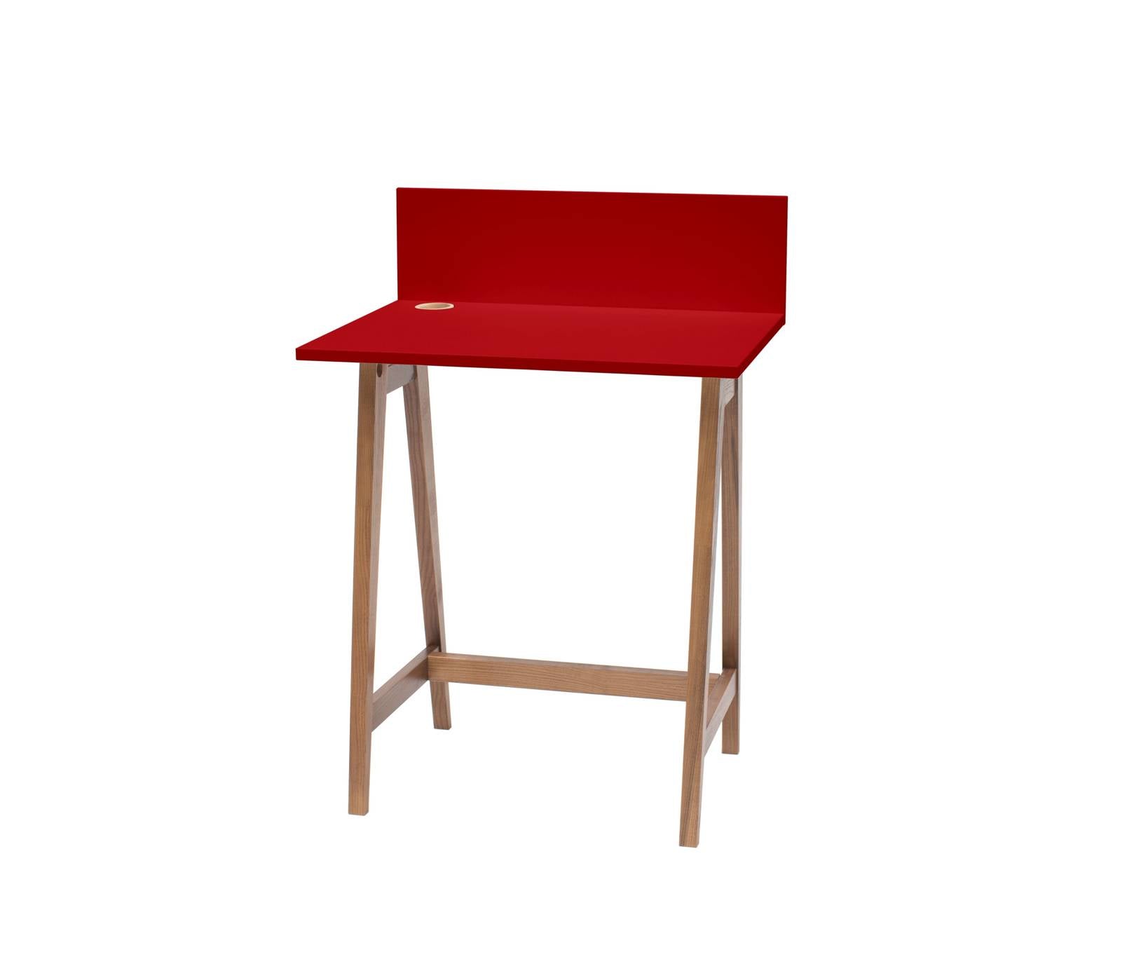 Luka Skrivebord 65x50cm Eg Rød