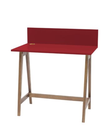 Luka Skrivebord 85x50cm Eg   Rød