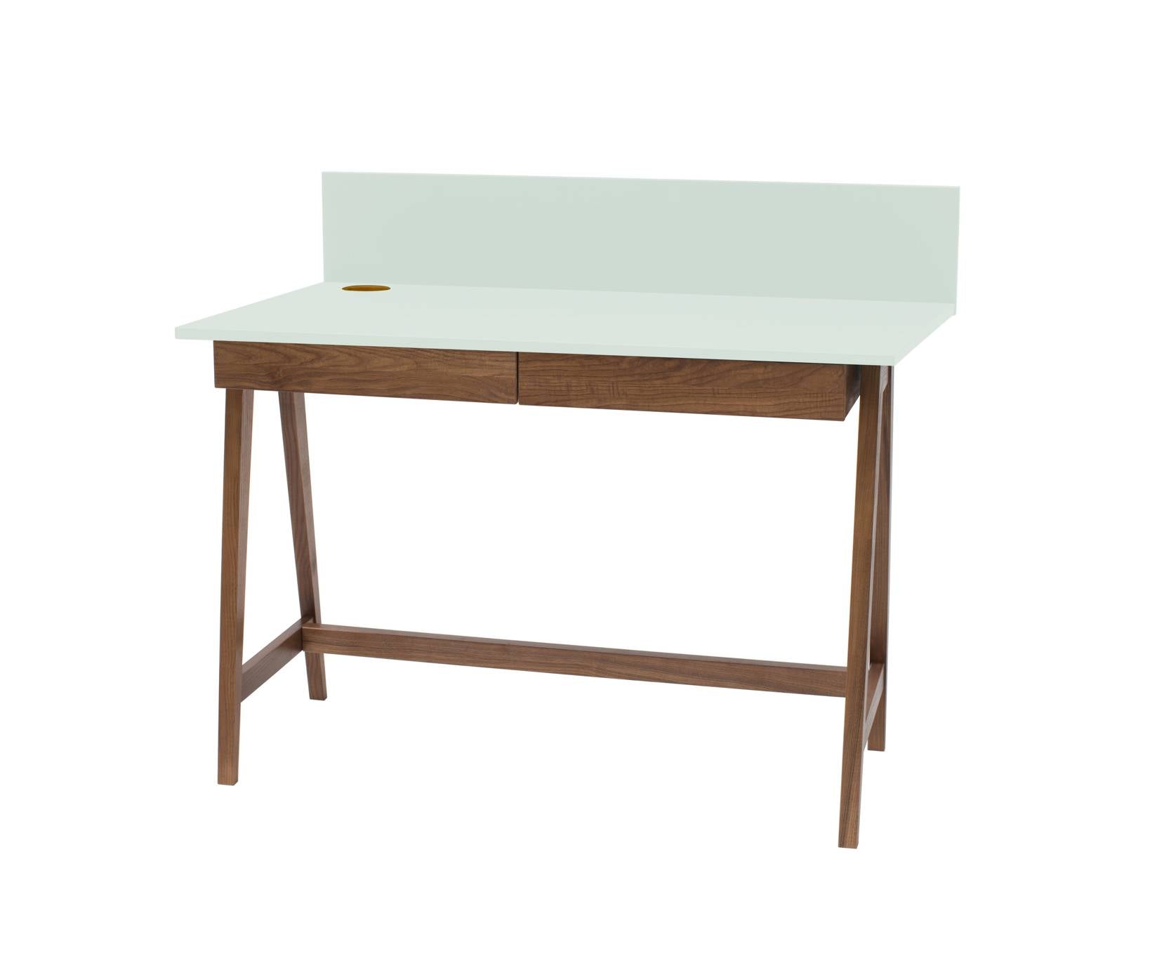 Luka Skrivebord 110x50cm Med Skuffe Eg Fleeting Mint