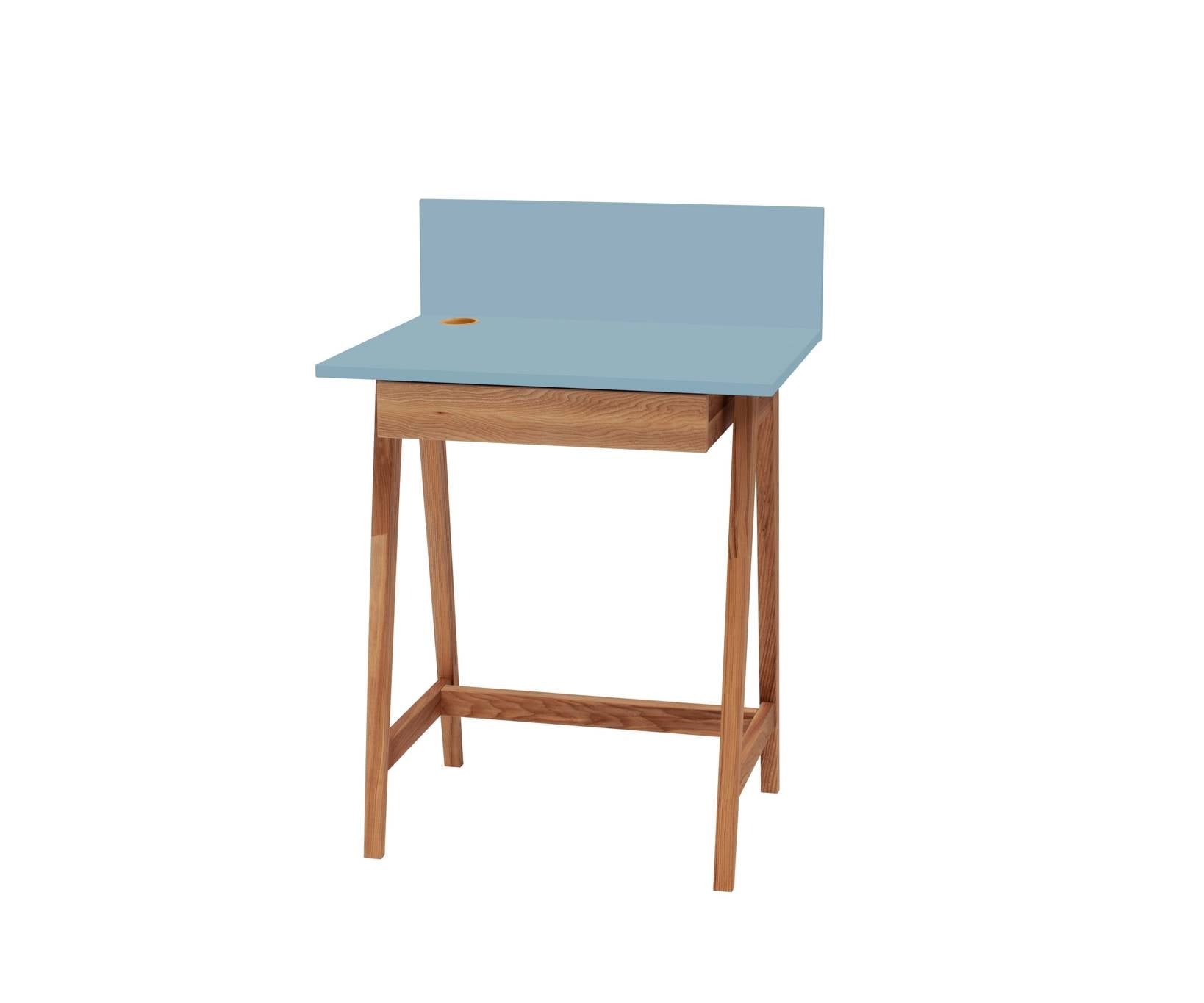 Luka Skrivebord 65x50cm Med Skuffe Eg Gentle Blue
