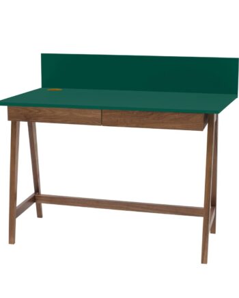 Luka Skrivebord 110x50cm Med Skuffe Eg Grøn