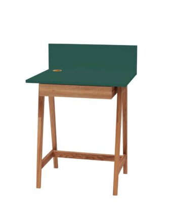 Luka Skrivebord 65x50cm Med Skuffe Eg Grøn