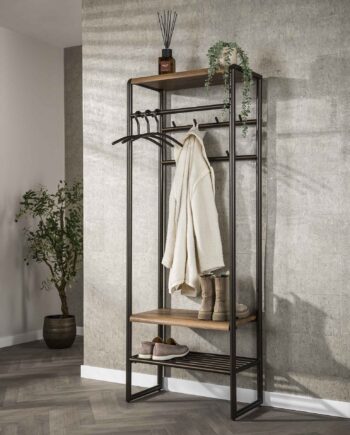 Lunox Tøjstativ   Bronzefarvet Metal  Bredde 70 Cm