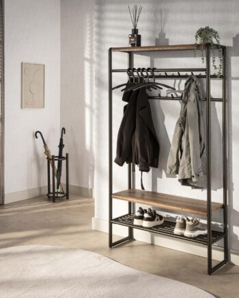 Lunox Tøjstativ   Bronzefarvet Metal  Bredde 100 Cm