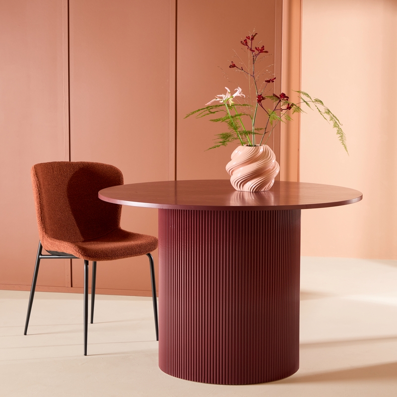 Luups Spisebord Vinrød Mdf Diameter 110 Cm