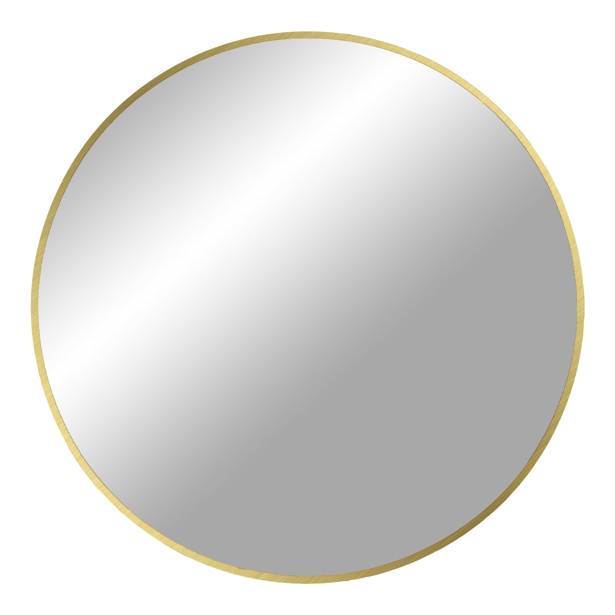 Madrid Spejl Spejl  Aluminium  Messing Look ø80 Cm