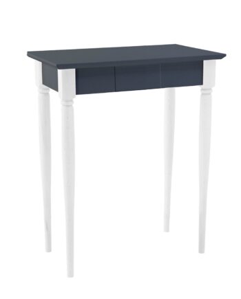 Mamo Skrivebord 65x40 Cm Hvide Ben   Grafit