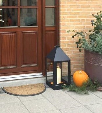 Marco Lanterne    Farver  32   32   70 Cm Galvaniseret Sort