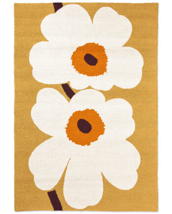 Marimekko Unikko 60-års Udendørsmåtte 140   200 Cm  Orange