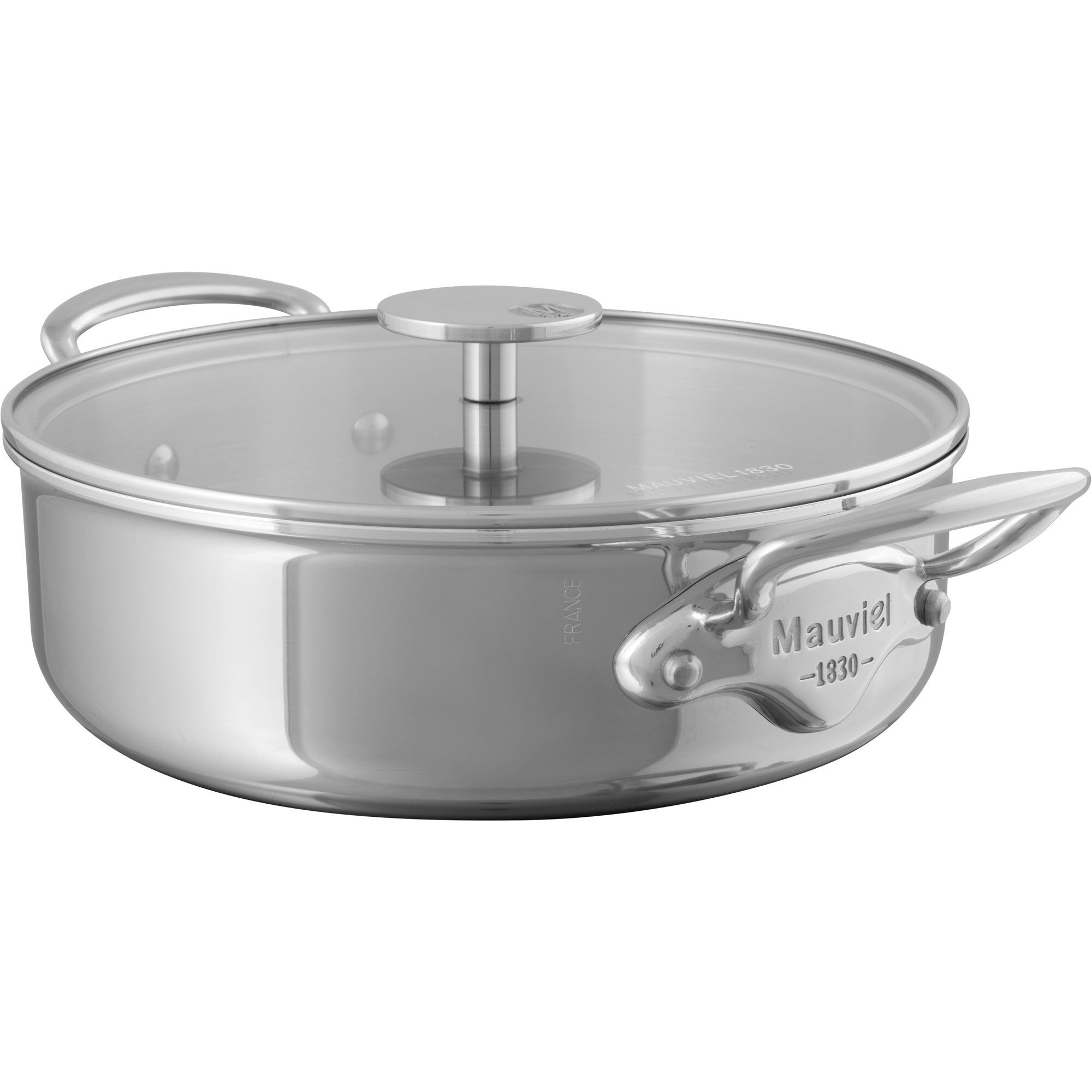 Mauviel Cook Style Gryde Med Glaslåg      Liter