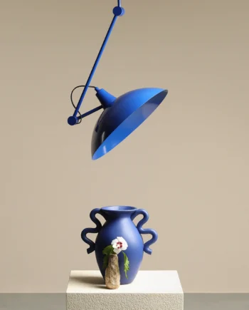 Mejlby Loftlampe   Koboltblå Metal