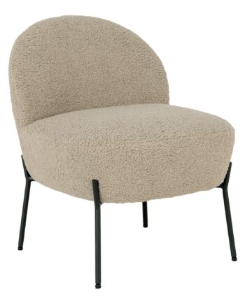 Merida Loungestol Loungestol  Kunstig Lammeskind  Gråbrun  Sorte Ben Hn1091