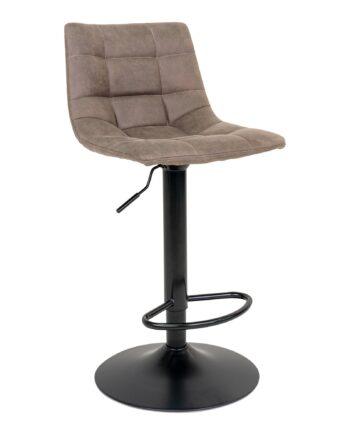 Middelfart Barstol Barstol  Microfiber  Lysebrun  Sorte Ben Hn1281  Sæt Af   Stk