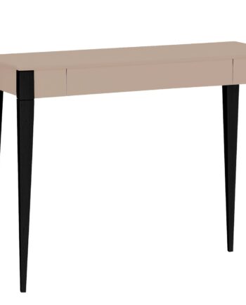 Mimo Skrivebord 105x40cm Sorte Ben Brun Beige