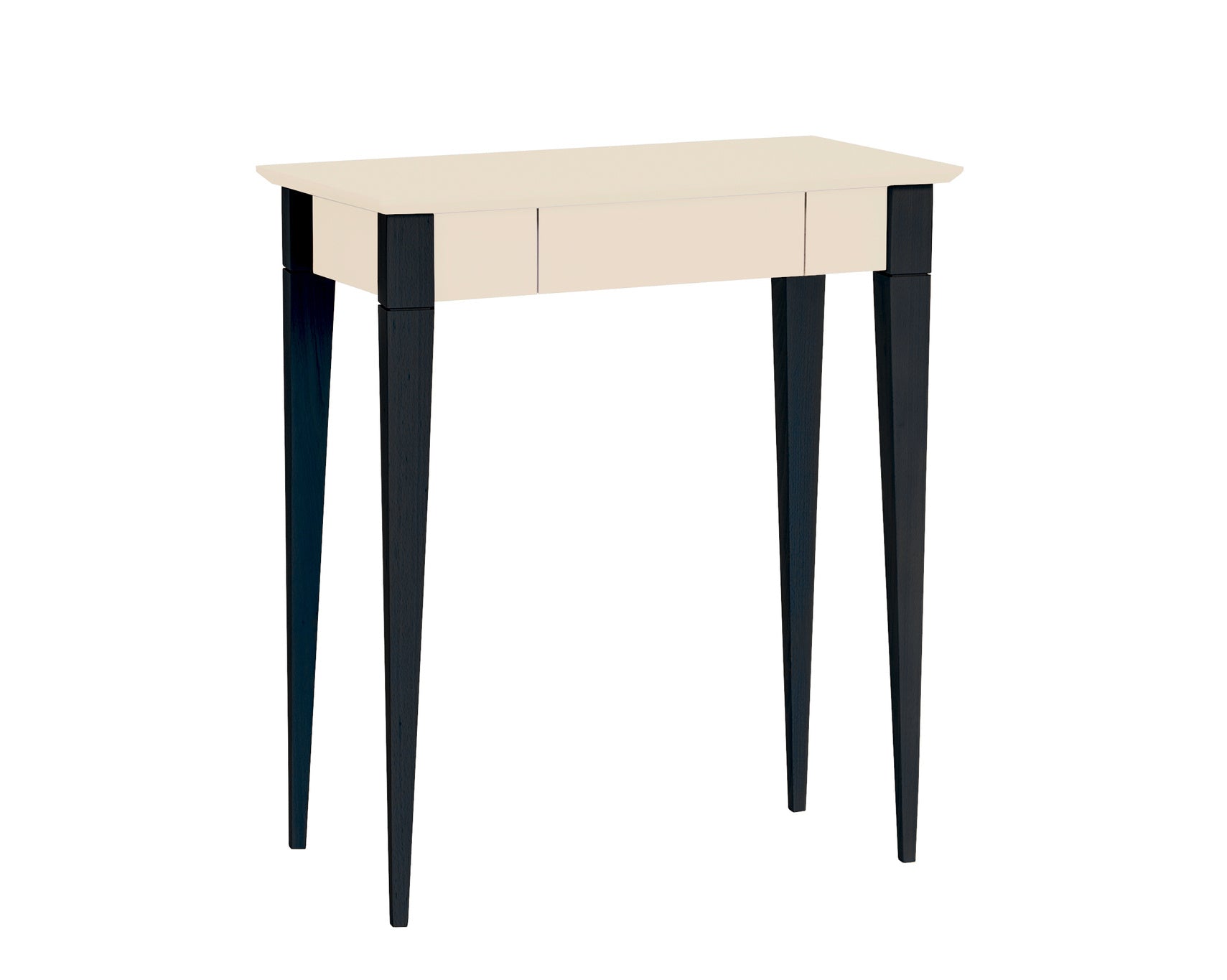 Mimo Skrivebord 65x40cm Sorte Ben Kridthvid