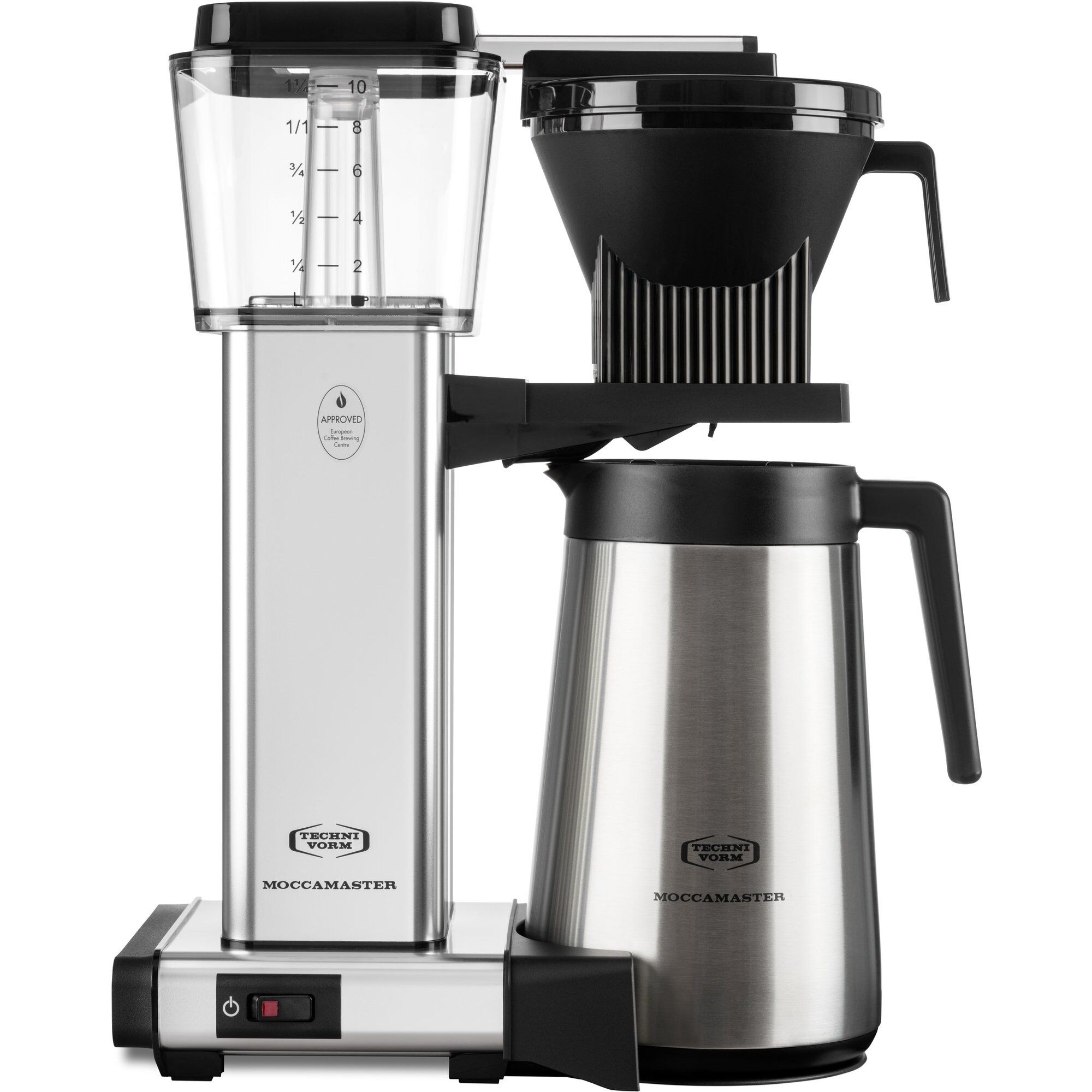 Moccamaster Automatic Thermo Kaffebrygger   25 Liter Polished Silver