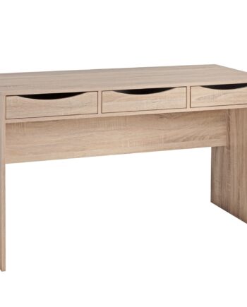 Moderne Skrivebord Med Integrerede Skuffer  120 Cm  Naturfarvet