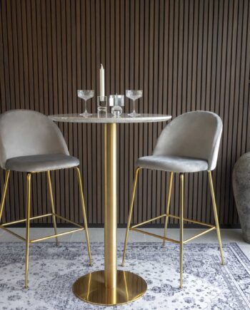 Nadal Barbord   Marmor Laminat Og Messing Stel