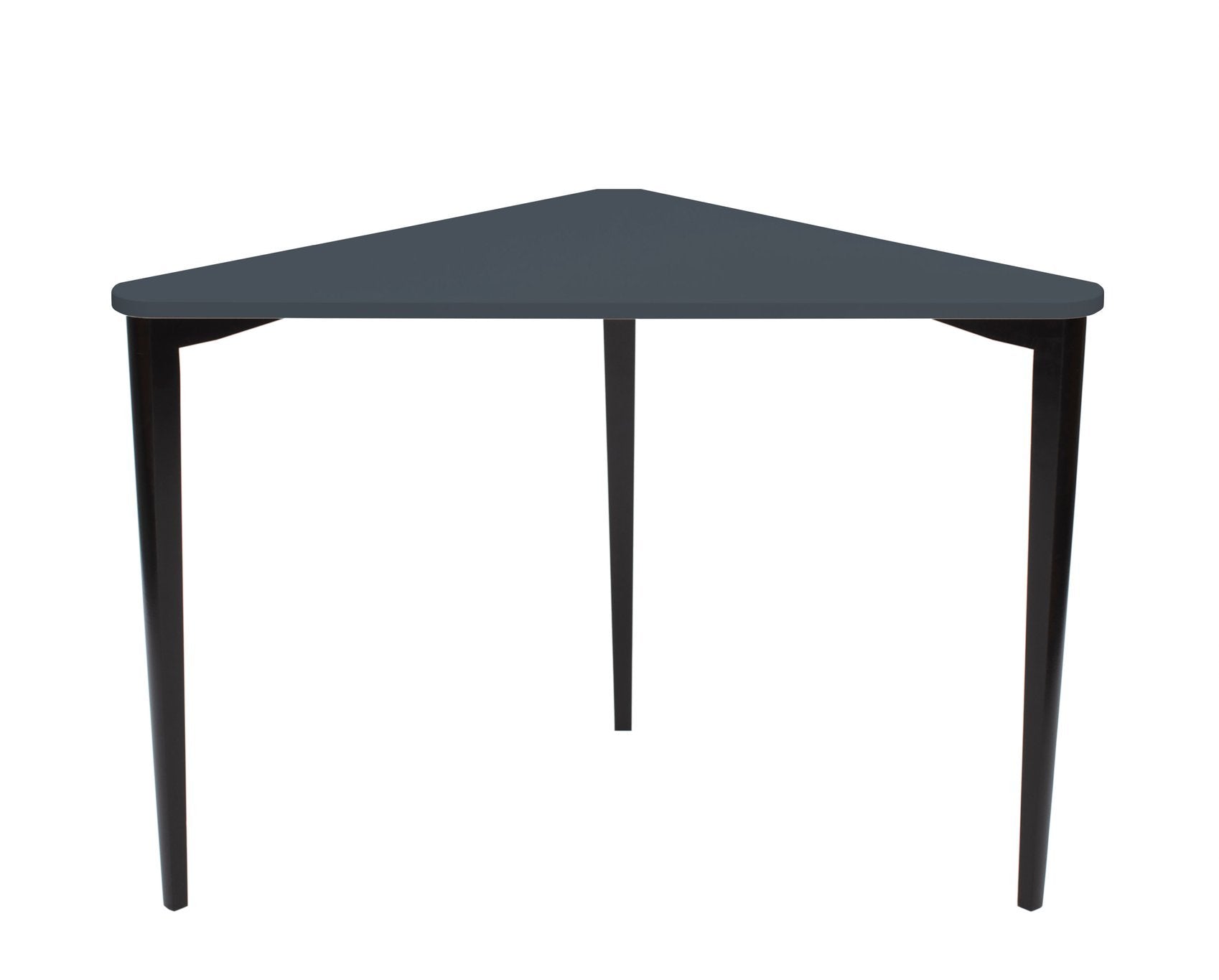 Naja Hjørneskrivebord B114   L85   H75cm Grafit Sorte Ben