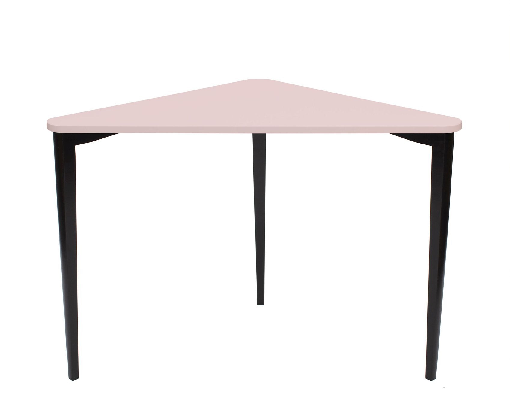 Naja Hjørneskrivebord B114   L85   H75cm Pink Sorte Ben