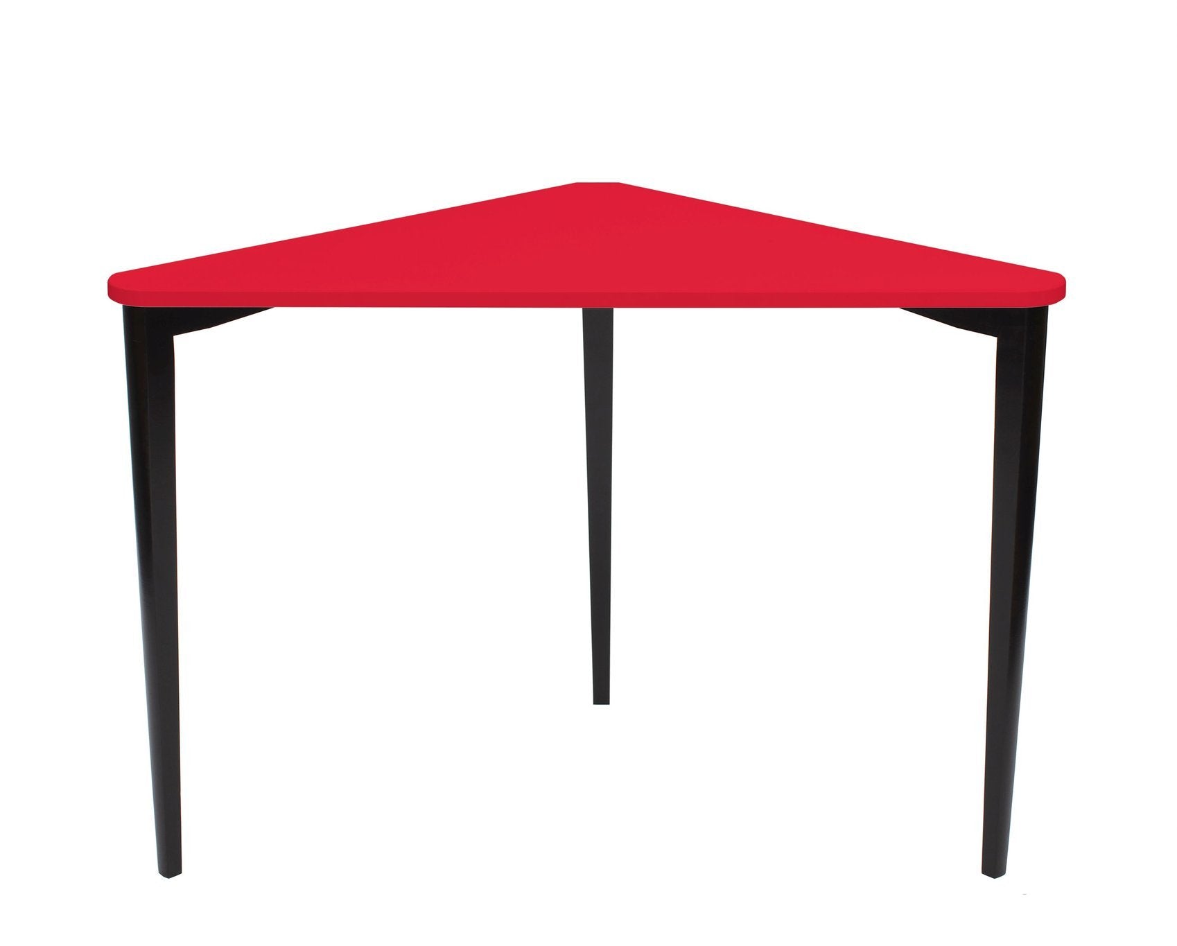 Naja Hjørneskrivebord B114   L85   H75cm Rød Sort Ben