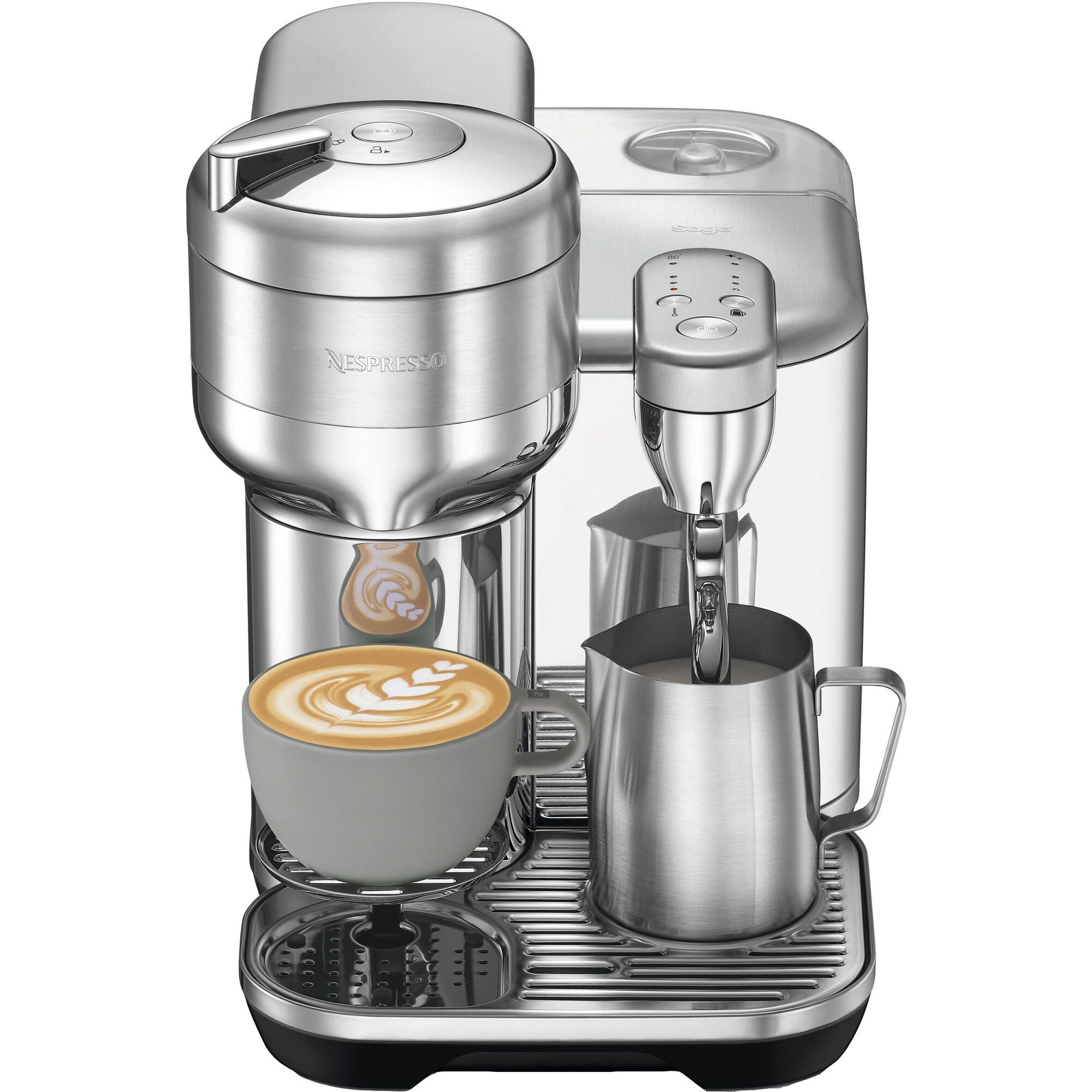 Nespresso By Sage Vertuo Creatista Kapselmaskine  Rustfrit Stål