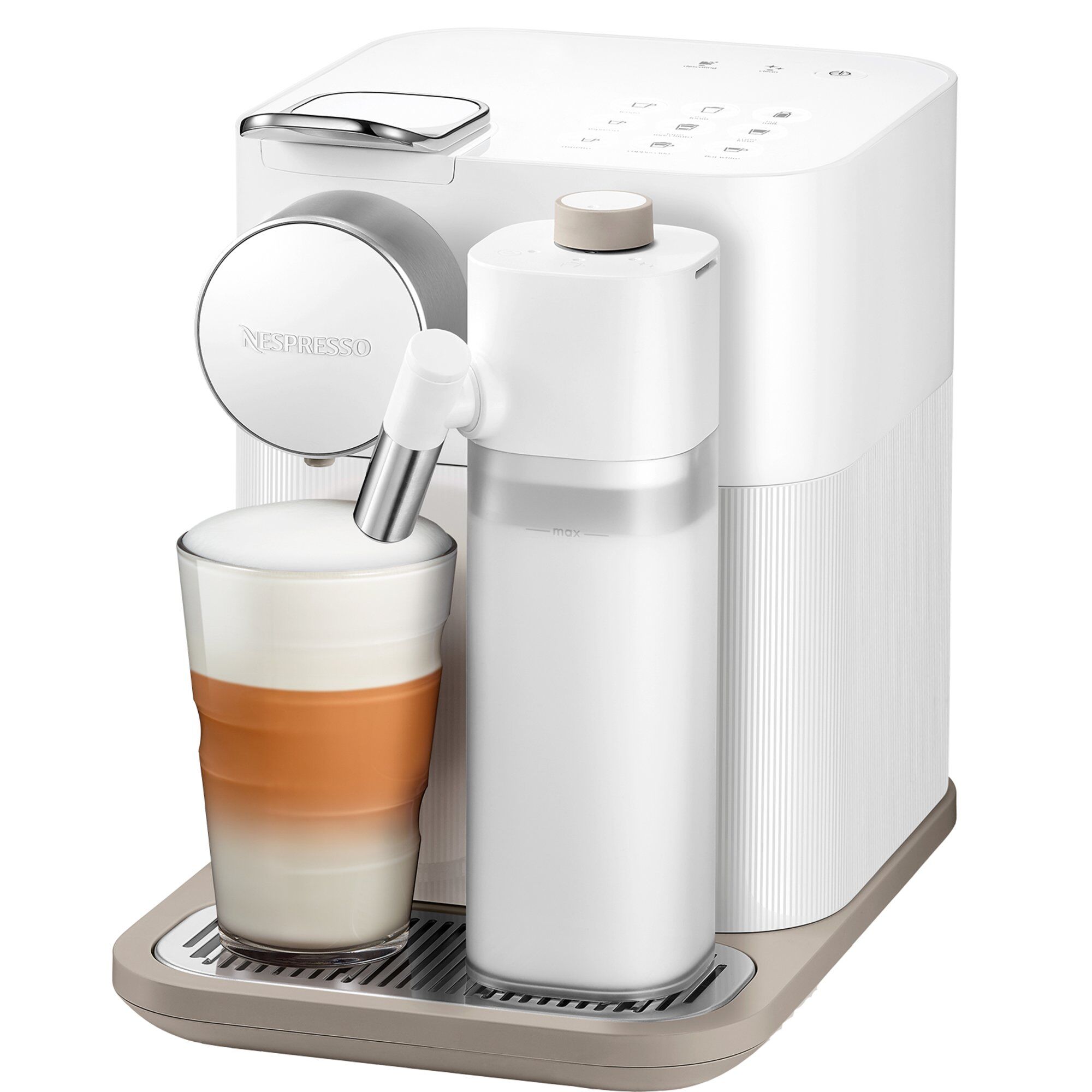 Nespresso Gran Lattissima Kaffemaskine      Liter  Hvid