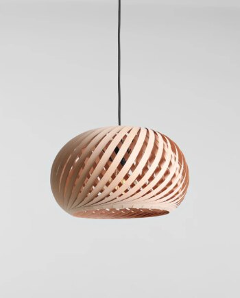 Nightfall Pendel   Flettet Bøgetræ  Diameter 38 Cm
