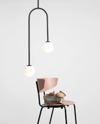 Novus Loftlampe   Sort Metal Og Glas