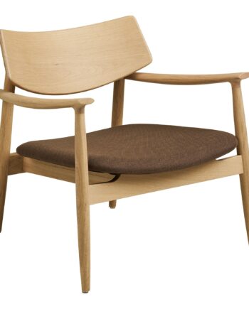 Olvera Loungestol Loungestol  Egetræ  Natur Brun Hn1084