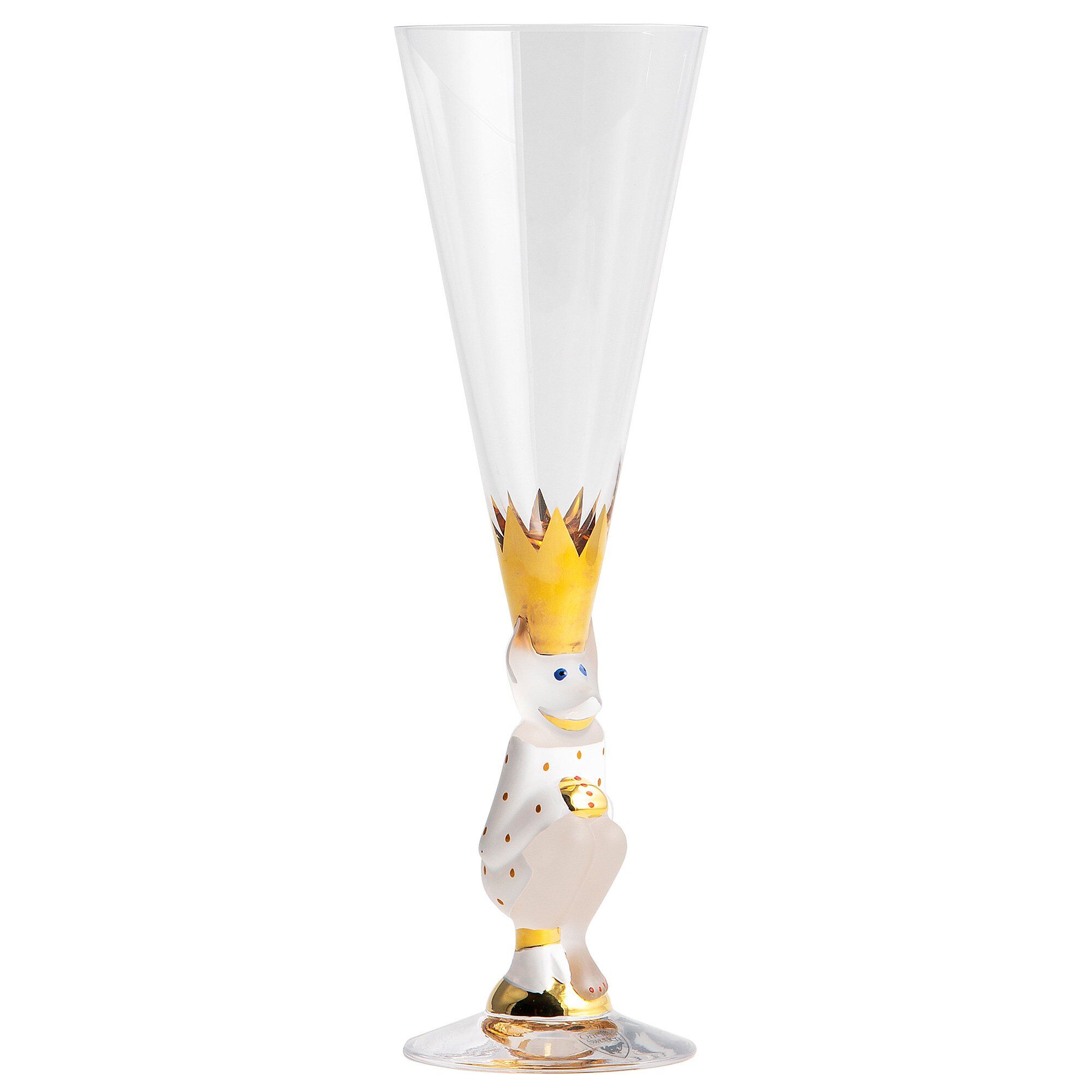 Orrefors The Sparkling Devil Champagneglas 19 Cl  Hvid