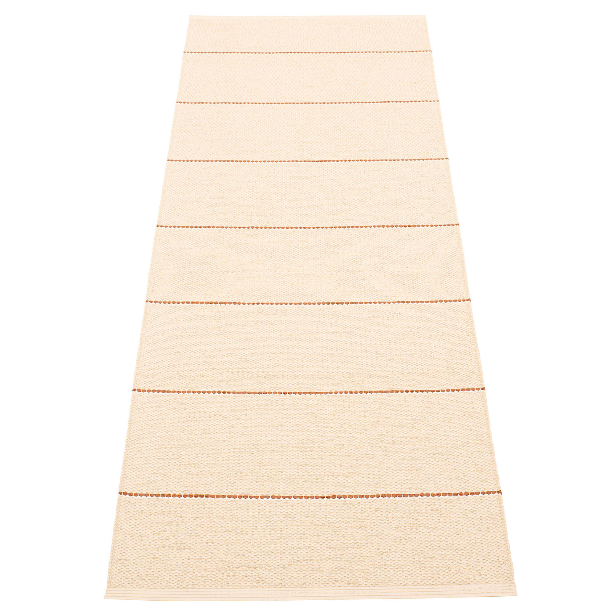 Pappelina Lea Gulvtæppe 225 70 Cm Beige Rust Vanilla
