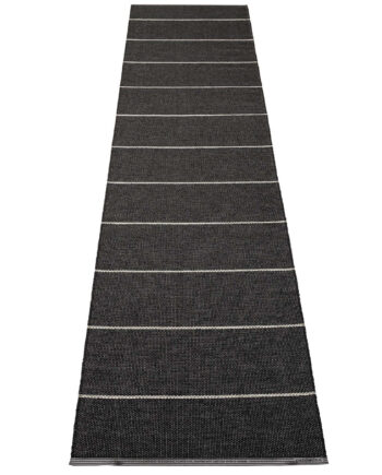 Pappelina Lea Gulvtæppe 300    70 Cm  Black Mint Vanilla