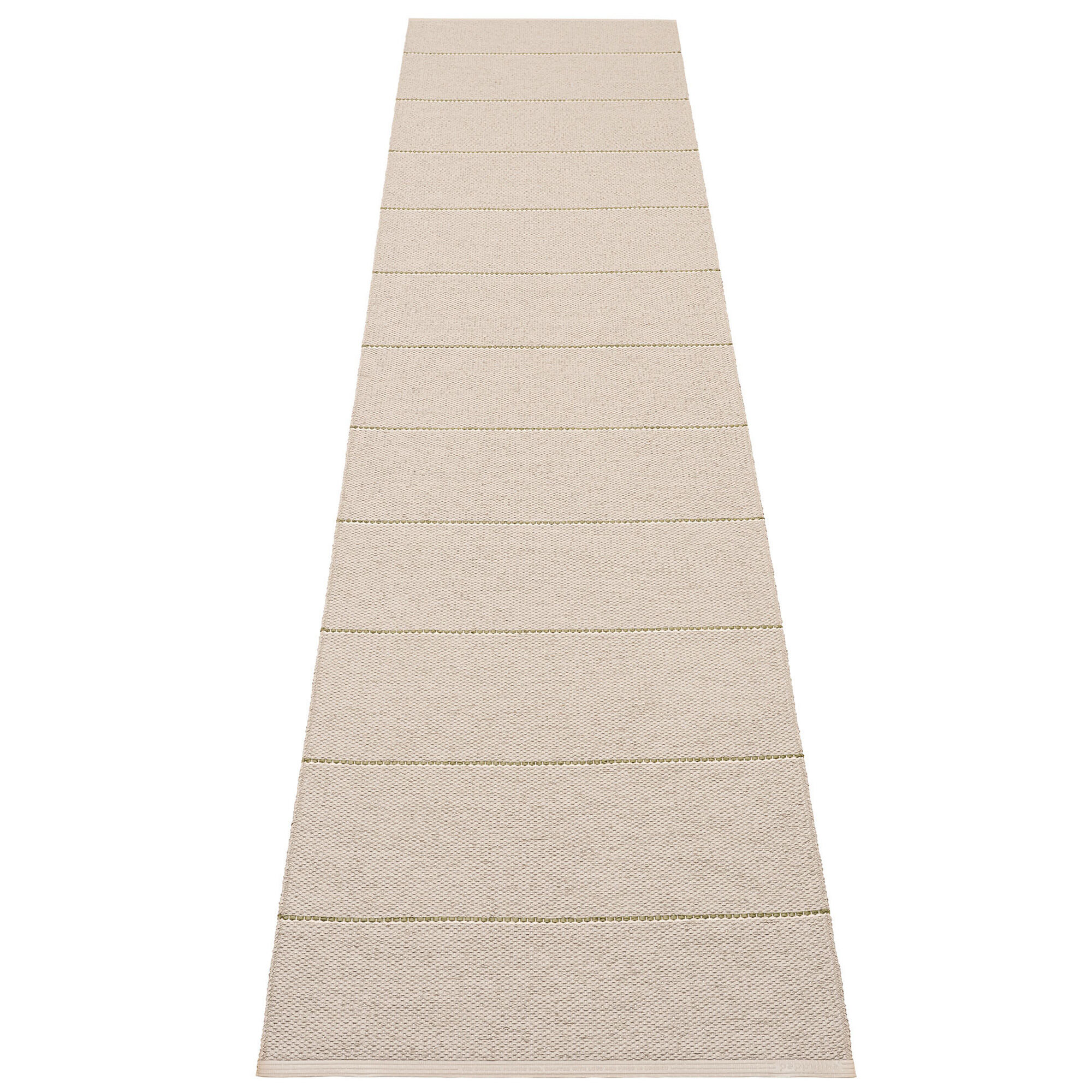 Pappelina Lea Gulvtæppe 300 70 Cm Linen Pine Vanilla