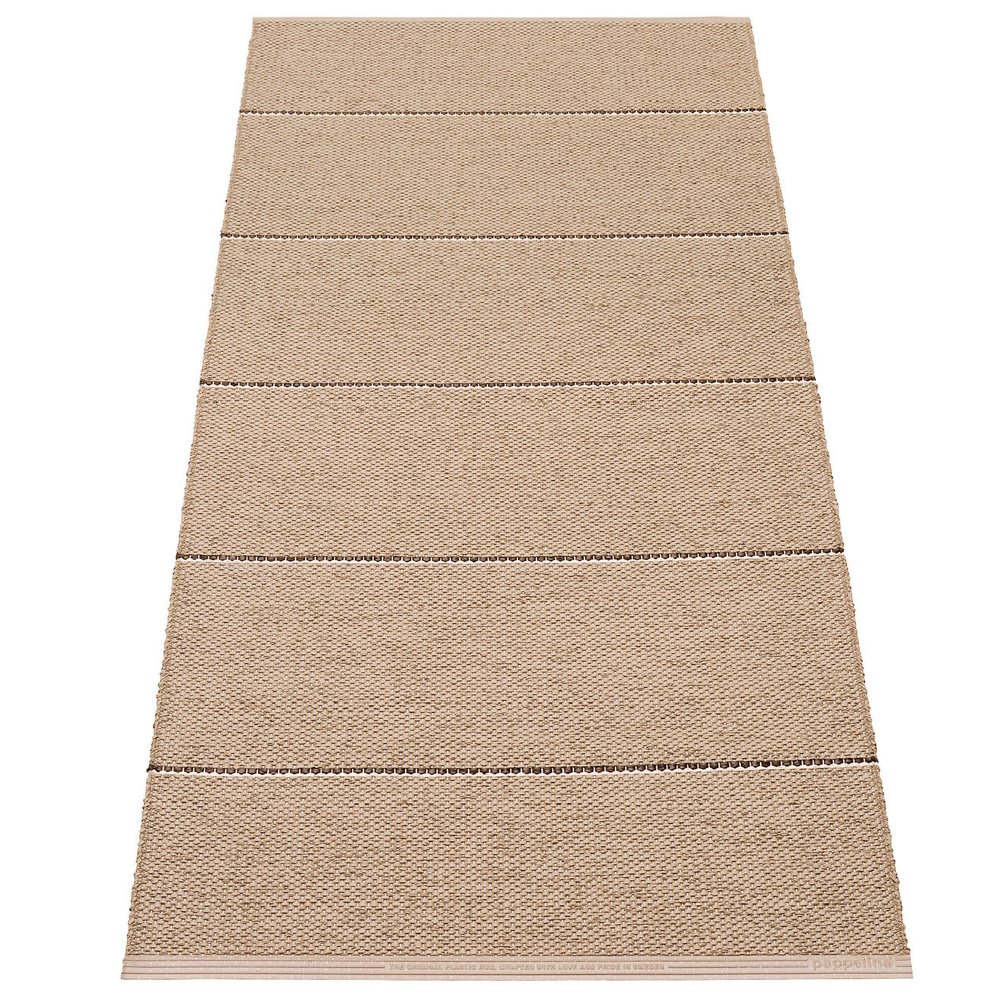Pappelina Lea Gulvtæppe 150 70 Cm Potato Brown Vanilla