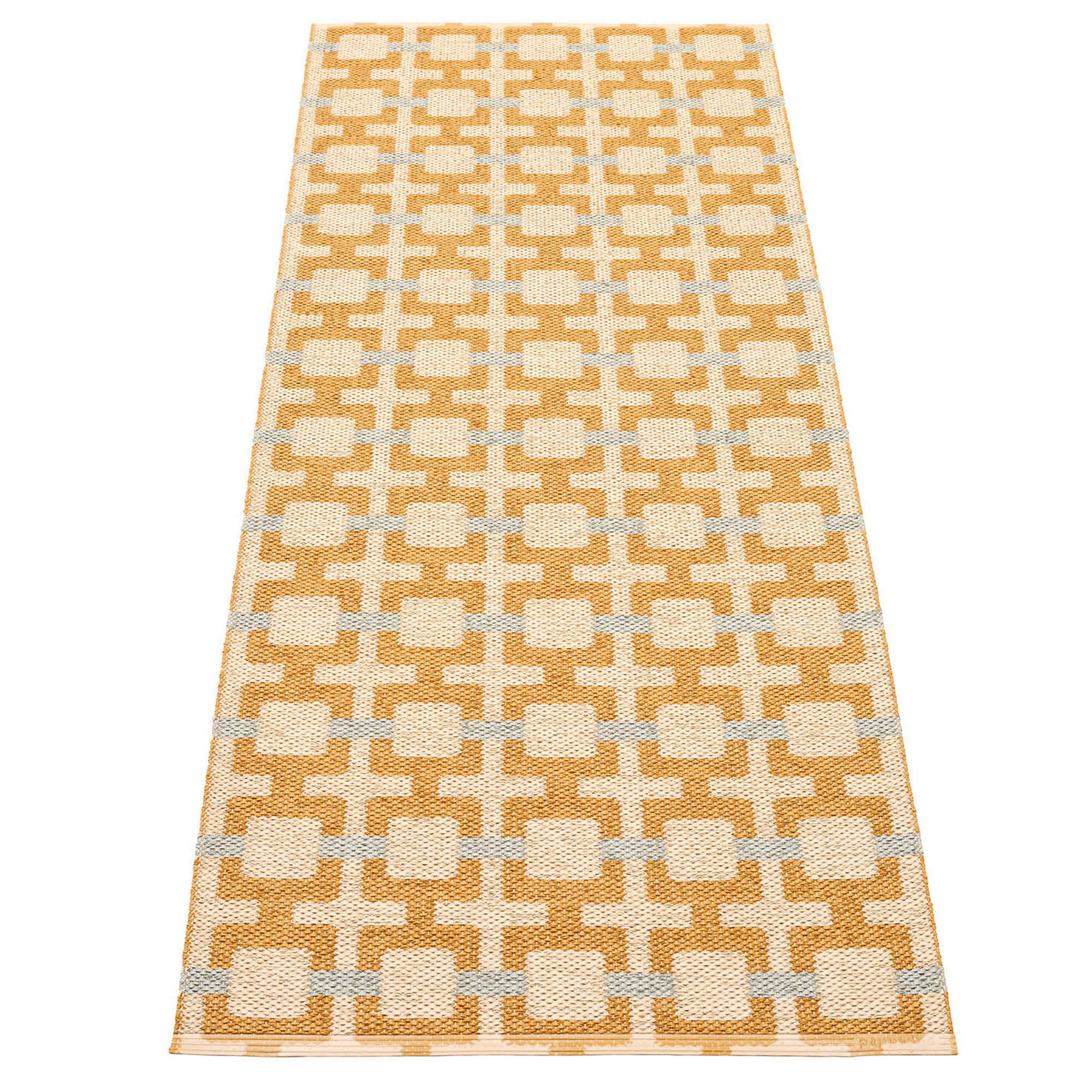 Pappelina Tom Gulvtæppe 180 70 Cm Ochre Cream Sage
