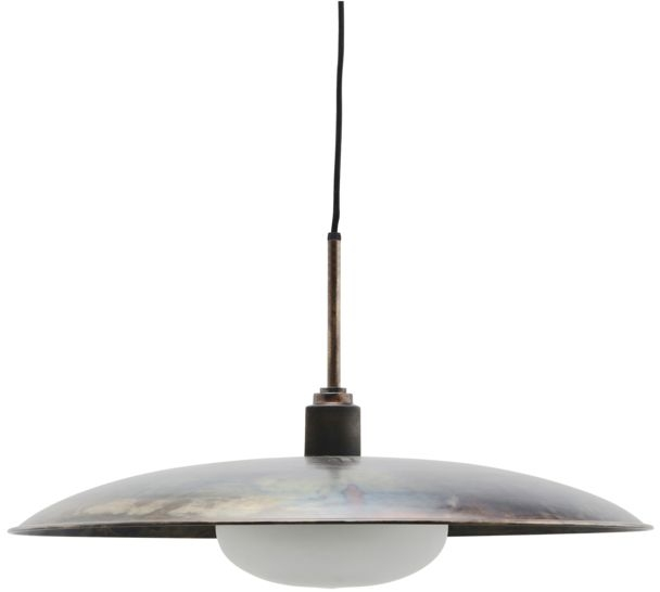 Pendel Lampe House Doctor Boston Antik Brun ø60   H7 Cm Jern Og Glas