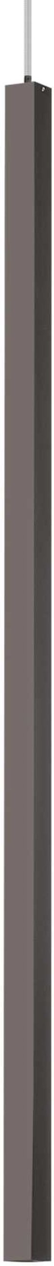 Pendel Loftlampe Ideal Lux Ultrathin Sort Metal Justerbar H115-315 Cm Integreret Led 1000 Lm 3000