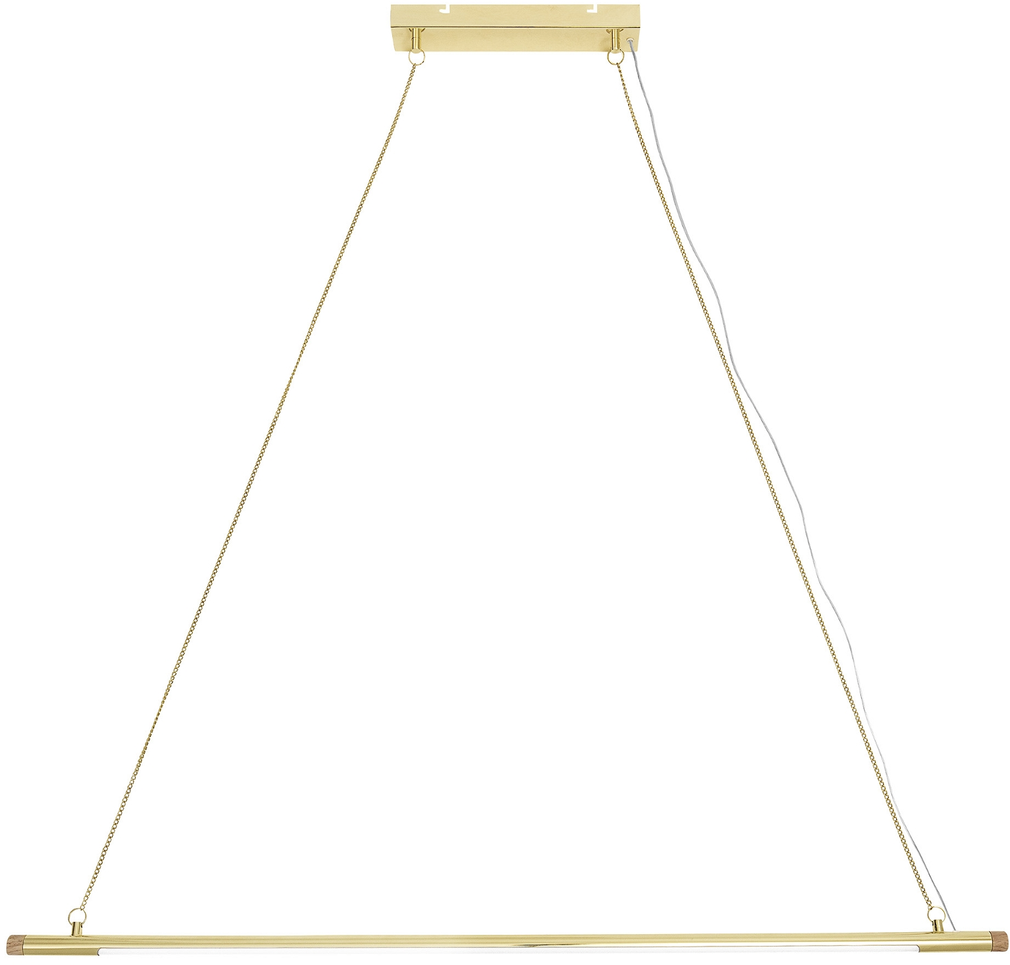 Pendellampe Bloomingville Cozy Guld Asketræ 122x124 Cm
