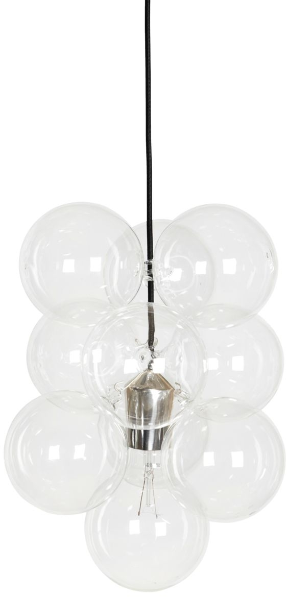 Pendellampe House Doctor Diy 12 Klare Glaskugler H48 ø30 Cm     Ledning