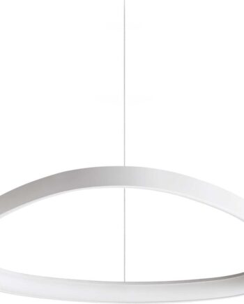 Pendellampe Ideal Lux Gemini Led 48w 4950 Lm 3000   Hvid ø610 Mm Justerbar H185-1515 Mm
